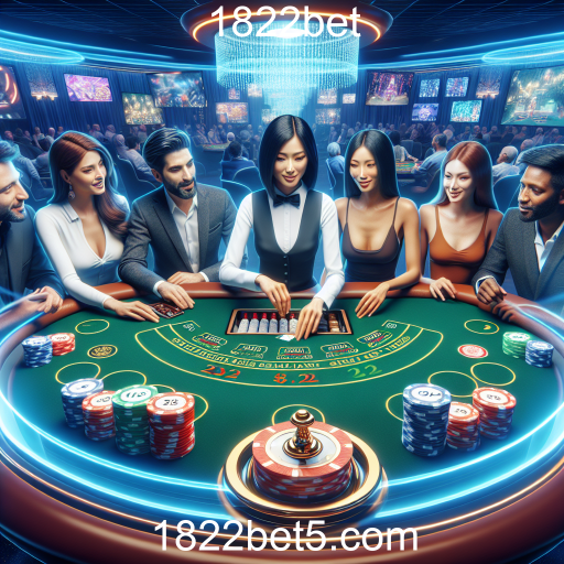 Experimente a Emoção do Live Casino no 1822bet